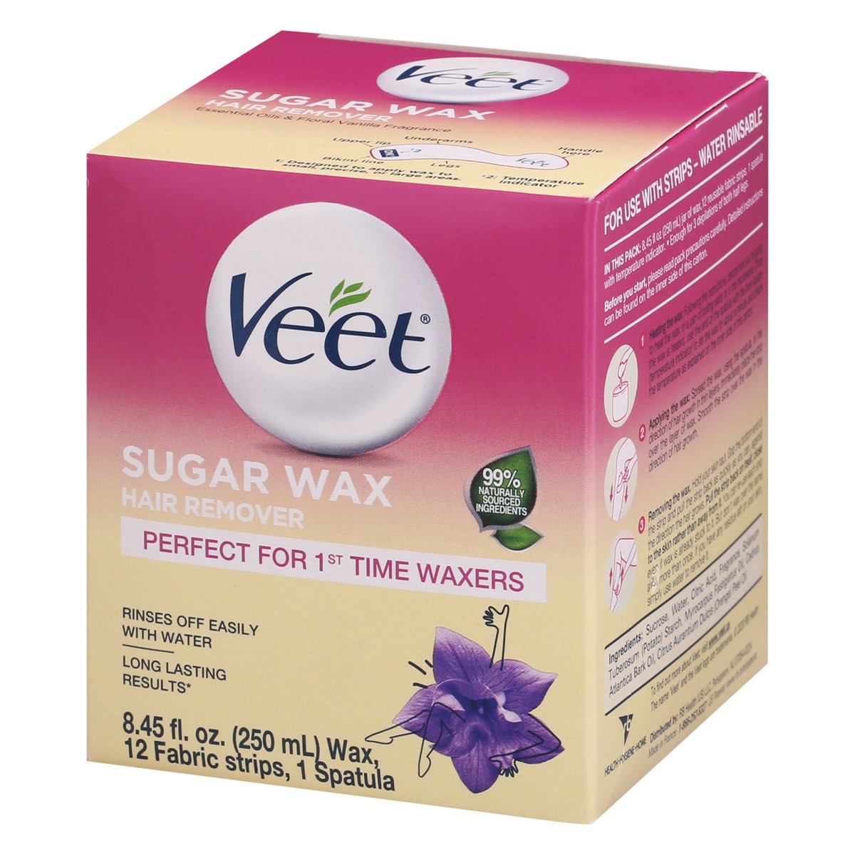 slide 3 of 13, Veet Sugar Wax 250 Ml - 8.45 Oz, 8.45 oz