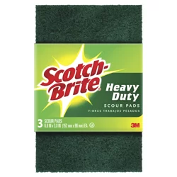 Scotch-Brite Heavy Duty Scour Pads 3 Each