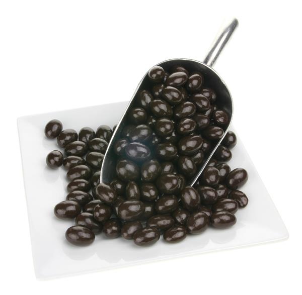 slide 1 of 1, Jelly Belly Dark Chocolate Almonds, per lb