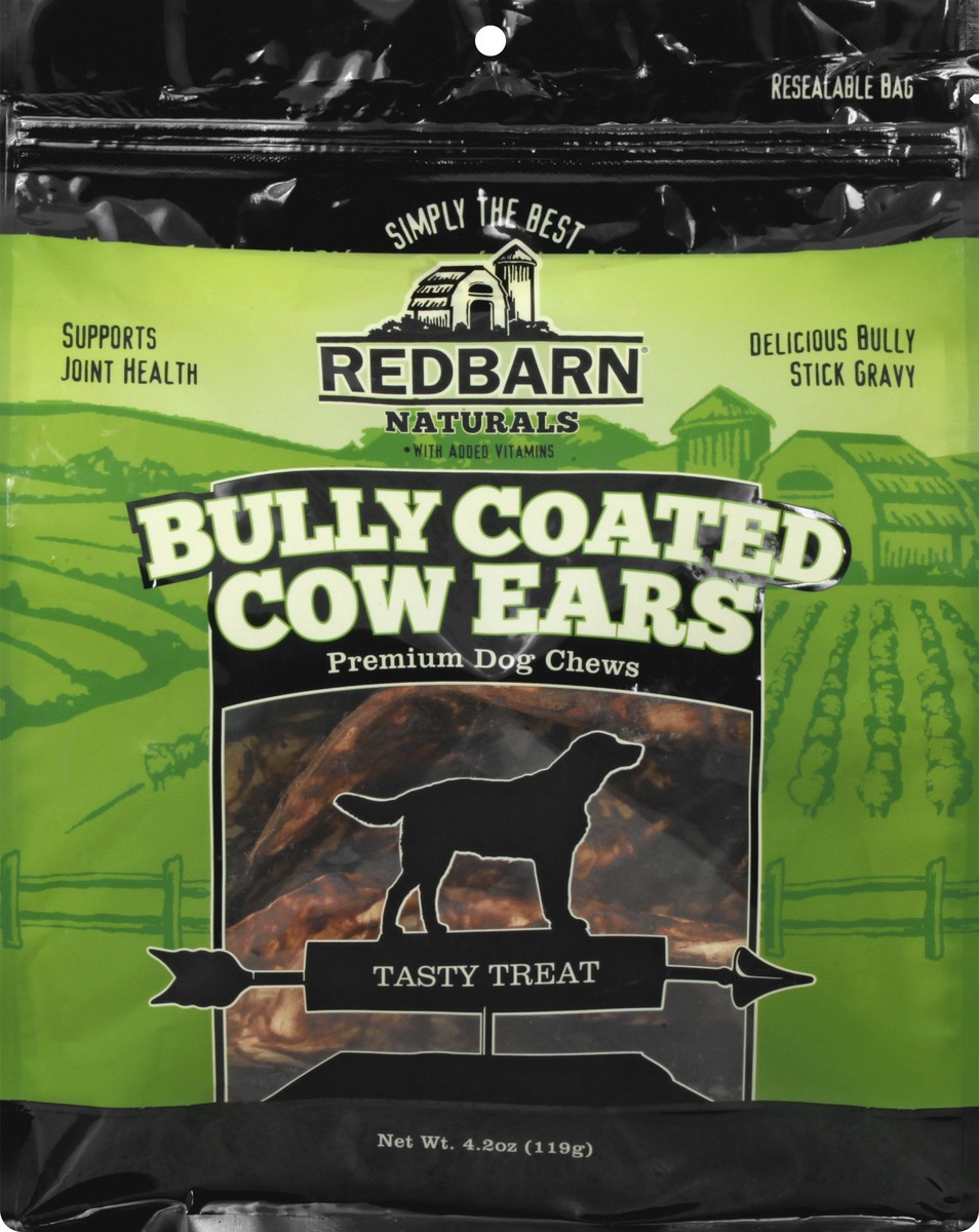 slide 1 of 10, Redbarn Bully Cow Ears, 10 ct