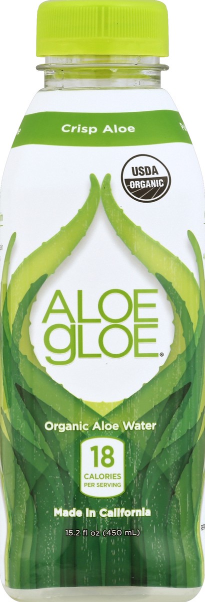 slide 4 of 4, Aloe Gloe Pulp Free Aloe Water, 15.2 fl oz