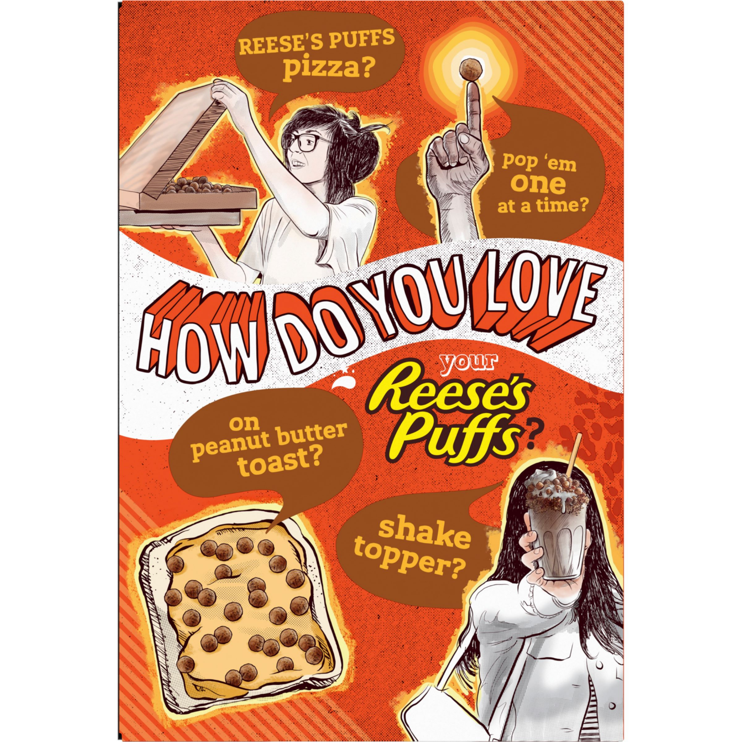 slide 2 of 8, Reese's Puffs General Mills REESE'S PUFFS Chocolatey Peanut Butter Cereal, 11.5 oz