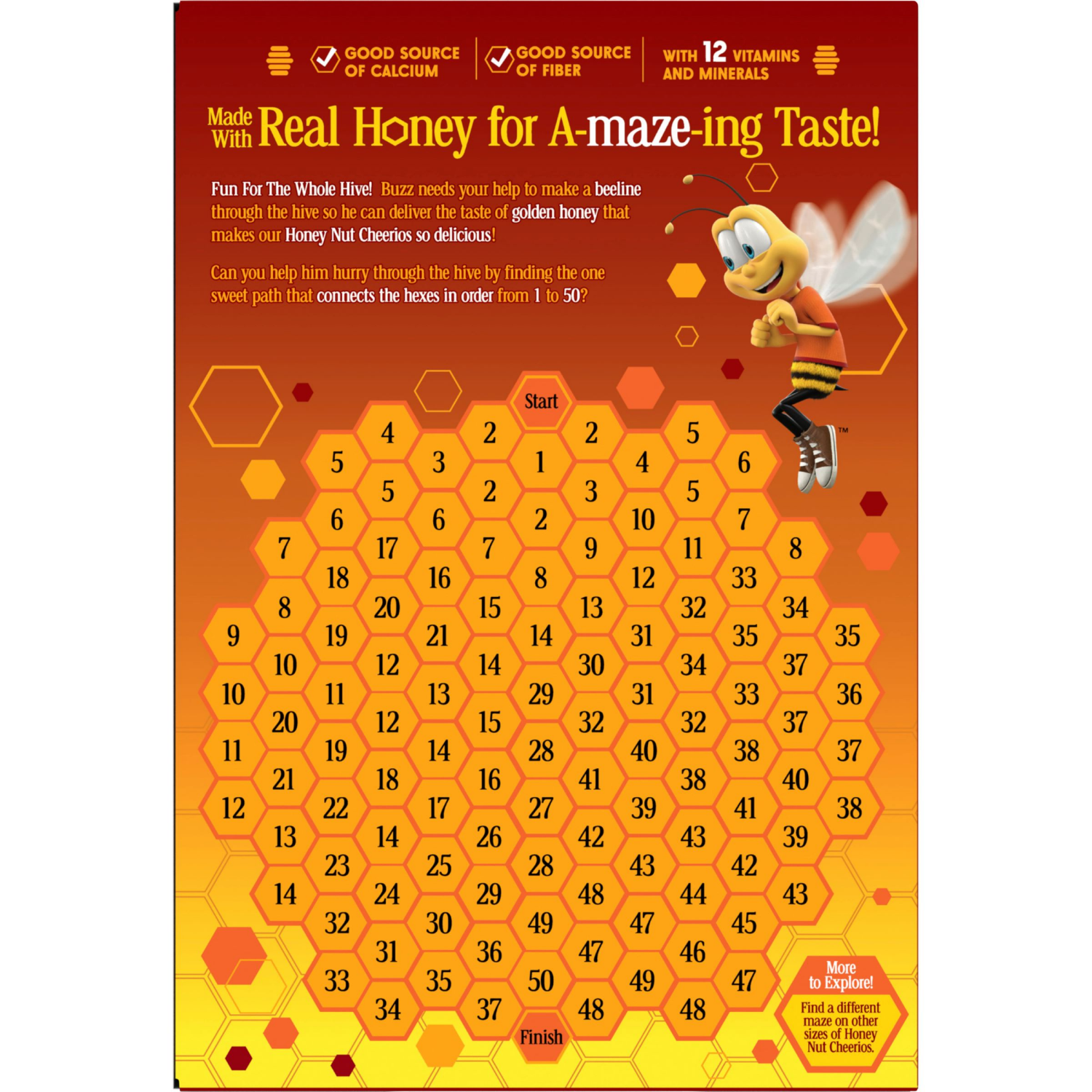 slide 2 of 6, Cheerios Honey Nut Cheerios Heart Healthy Breakfast Cereal, Gluten Free Cereal With Whole Grain Oats, 10.8oz, 10.8 oz