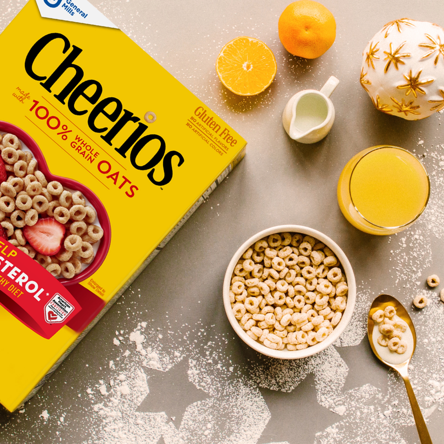 slide 8 of 8, Cheerios Cereal, Limited Edition Happy Heart Shapes, Heart Healthy Cereal with Whole Grain Oats, Giant Size, 20 oz, 20 oz