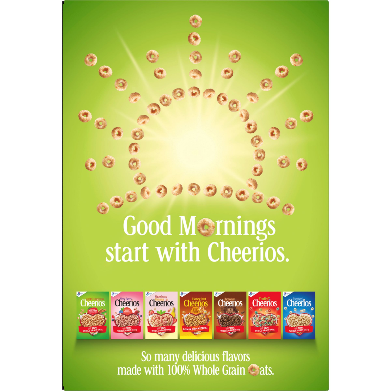 slide 2 of 8, Cheerios Apple Cinnamon Cheerios, Heart Healthy Gluten Free Breakfast Cereal, Made with Whole Grain Oats, 11 oz, 11 oz