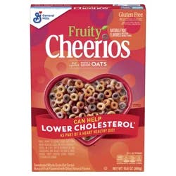 Cheerios Cereal, Sweetebed Whole Grain Oat, Fruity