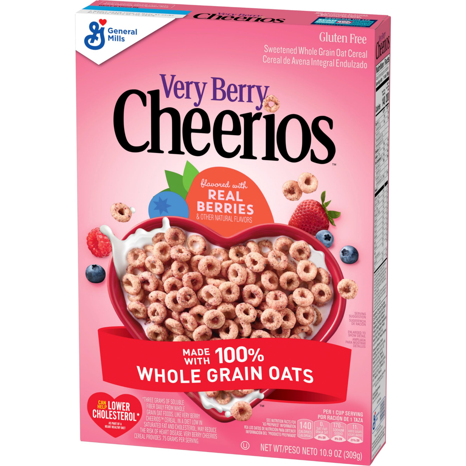 slide 7 of 8, Cheerios General Mills Very Berry Cheerios Very Berry, 10.9 oz
