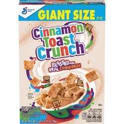 Cinnamon Toast Crunch General Mills Cinnamon Toast Crunch Giant Size Cereal