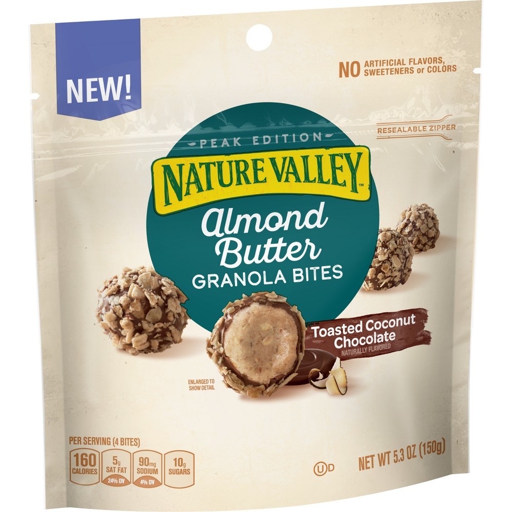 slide 2 of 3, Nature Valley Almond Butter Toasted Coconut Chocolate Granola Bars, 5.3 oz