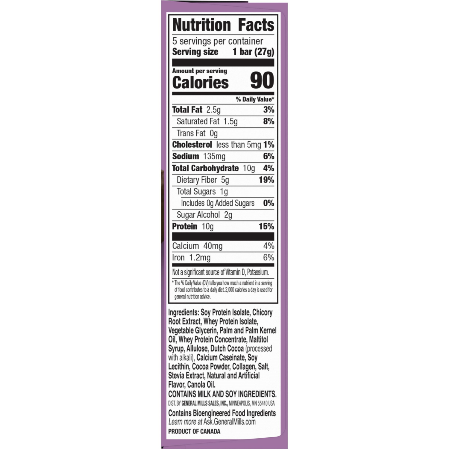 slide 4 of 6, Protein One 90 Calorie Protein Bars, Chocolate Fudge, Keto Friendly- 5 ct, 5 ct