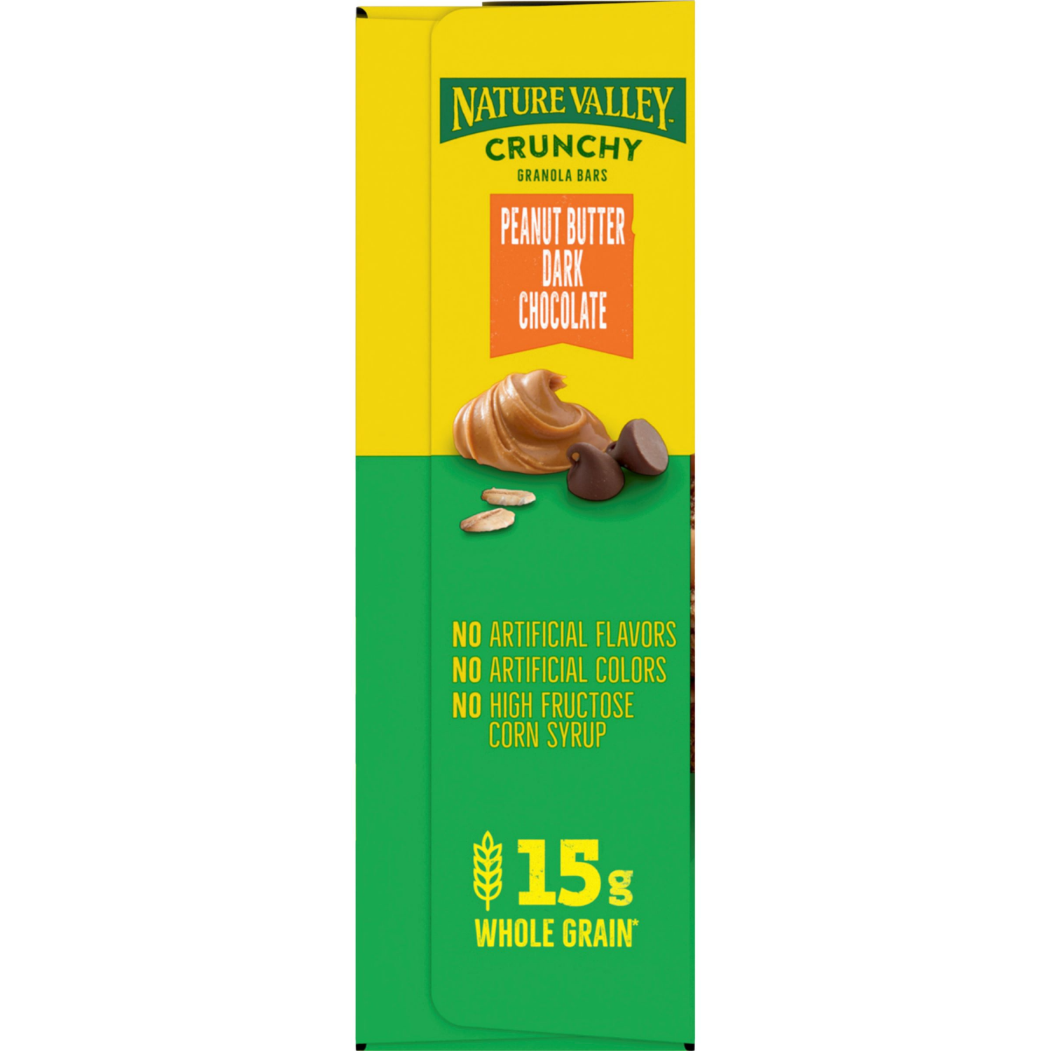 slide 3 of 6, Nature Valley Crunchy Granola Bars, Peanut Butter Dark Chocolate, 12 bars, 6 ct