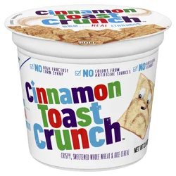 Cinnamon Toast Crunch Breakfast Cereal Cup, Single Serve Cereal, 2 oz
