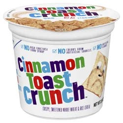 Cinnamon Toast Crunch Breakfast Cereal Cup, Single Serve Cereal, 2 oz