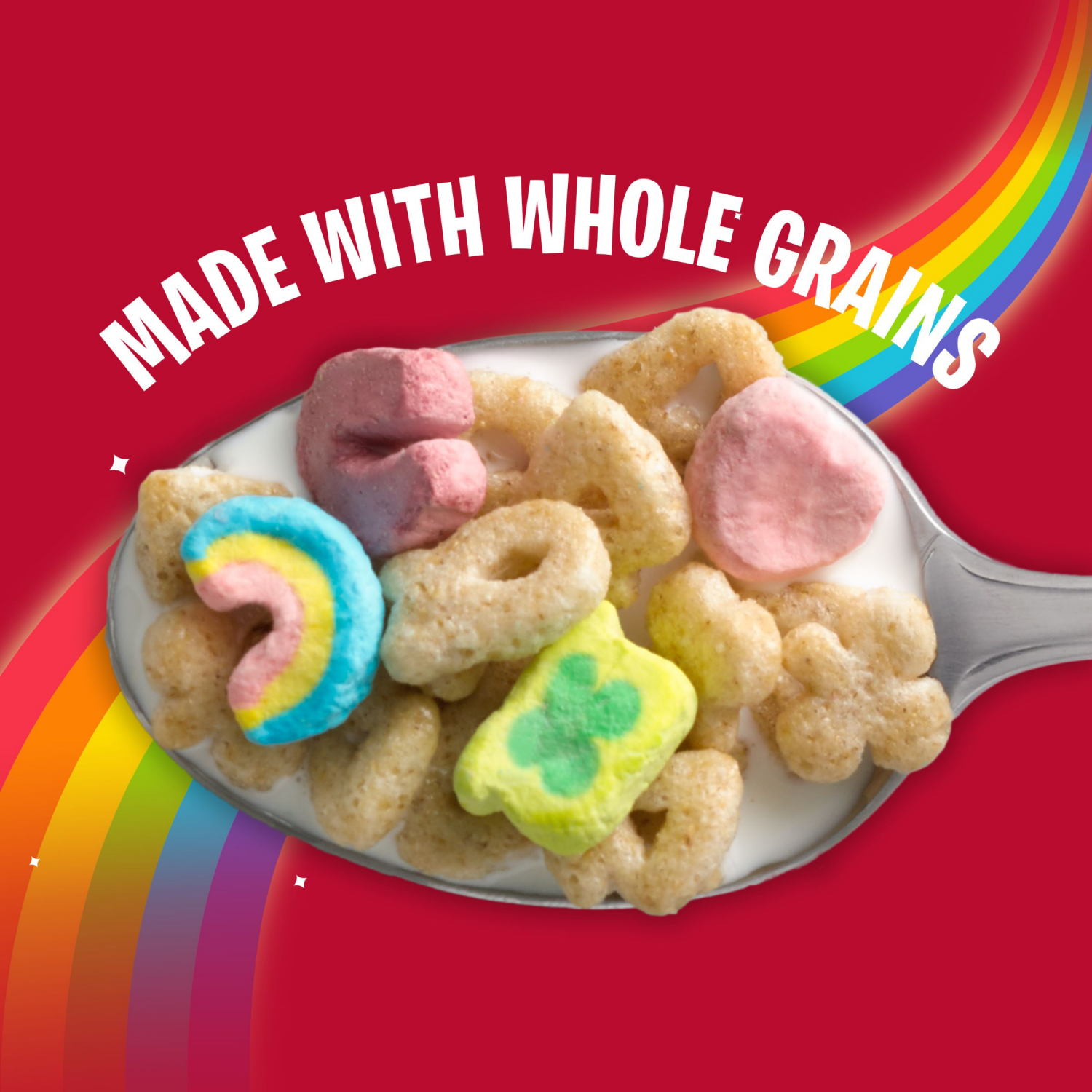 slide 2 of 8, Lucky Charms with Marshmallows Breakfast Cereal Cup, Gluten Free, Single Serve Cereal, 1.7 oz, 1.7 oz