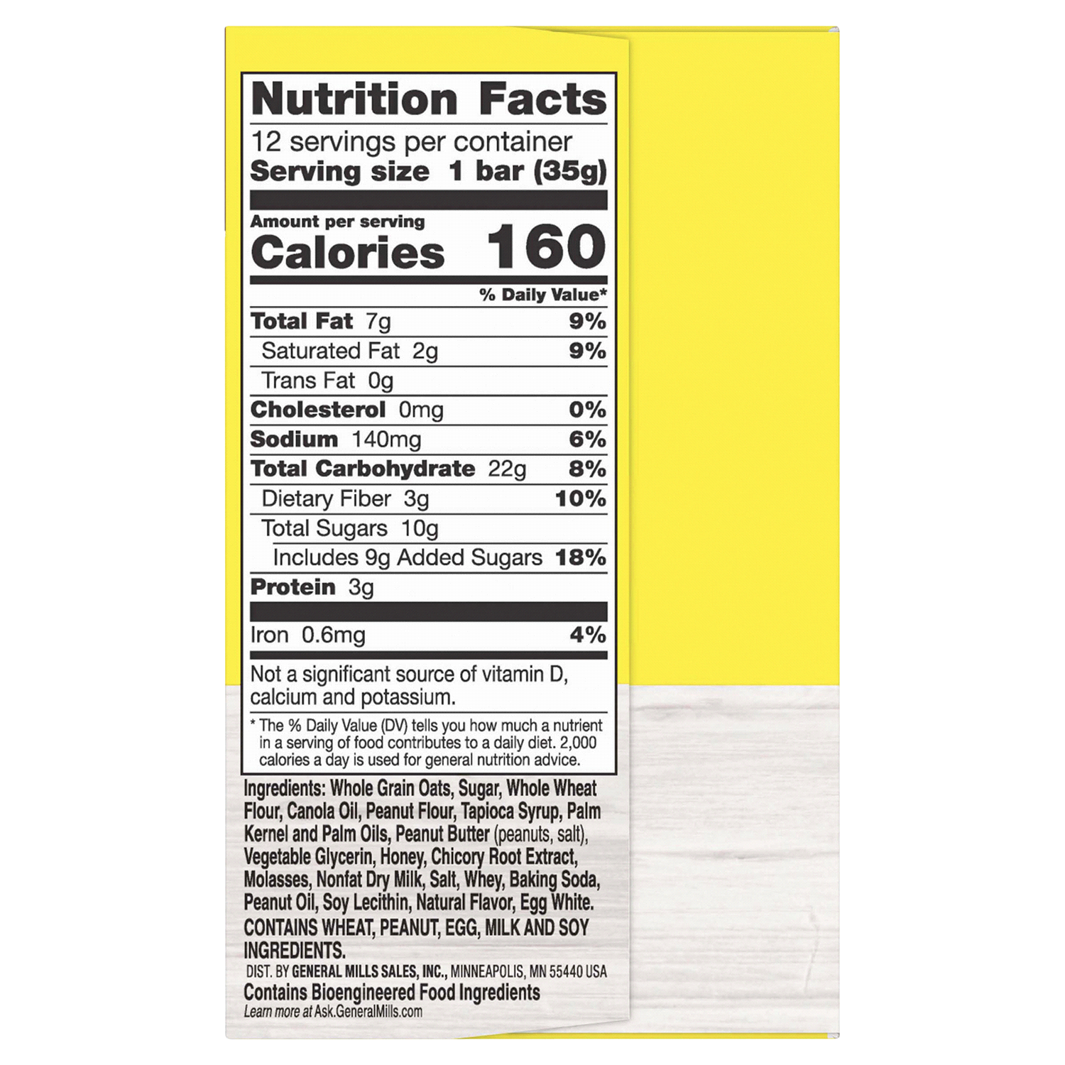 slide 2 of 2, Nature Valley Soft Baked Oatmeal Squares, Peanut Butter, 12 Bars, 14.88 oz, 12 ct