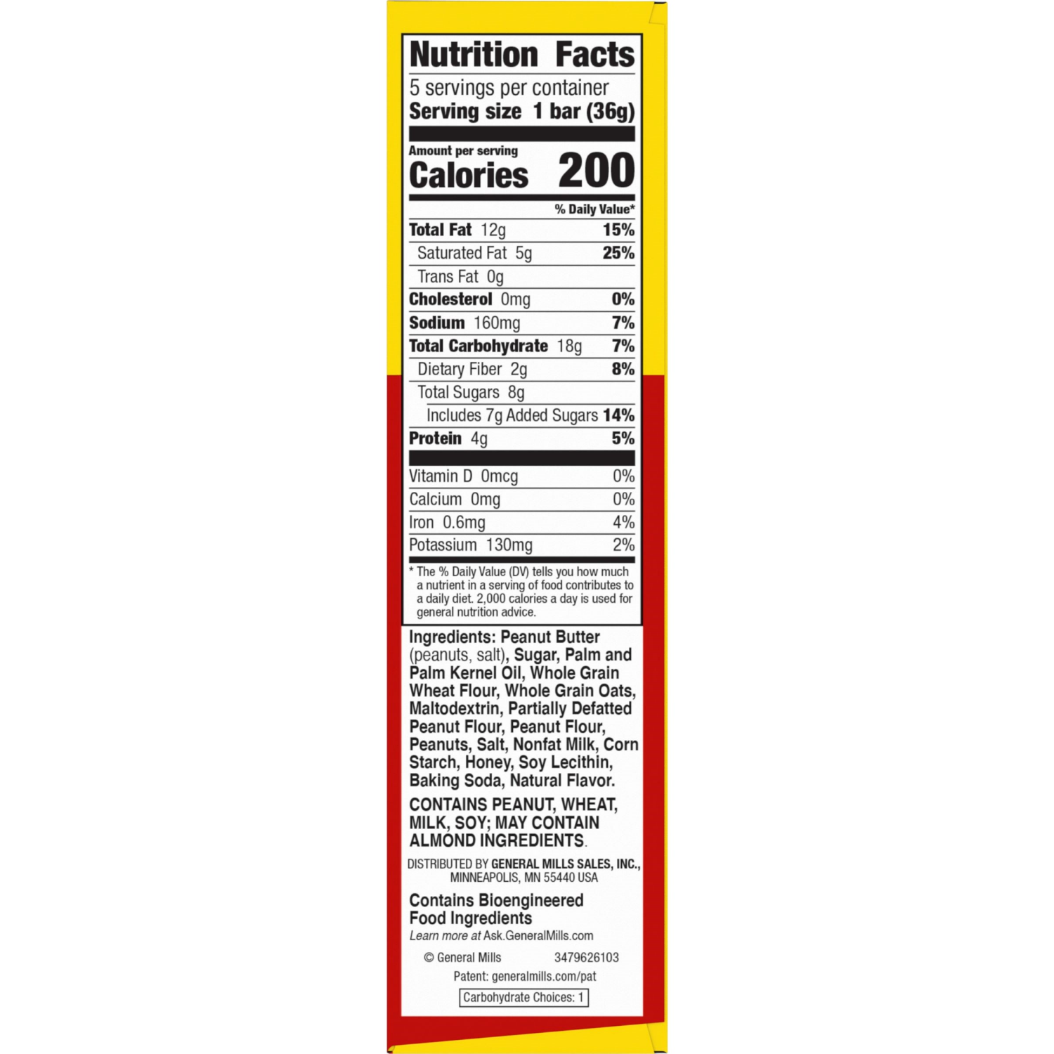 slide 4 of 6, Nature Valley Wafer Bars, Peanut Butter, Snack Bars, 5 Bars, 6.5 OZ, 5 ct