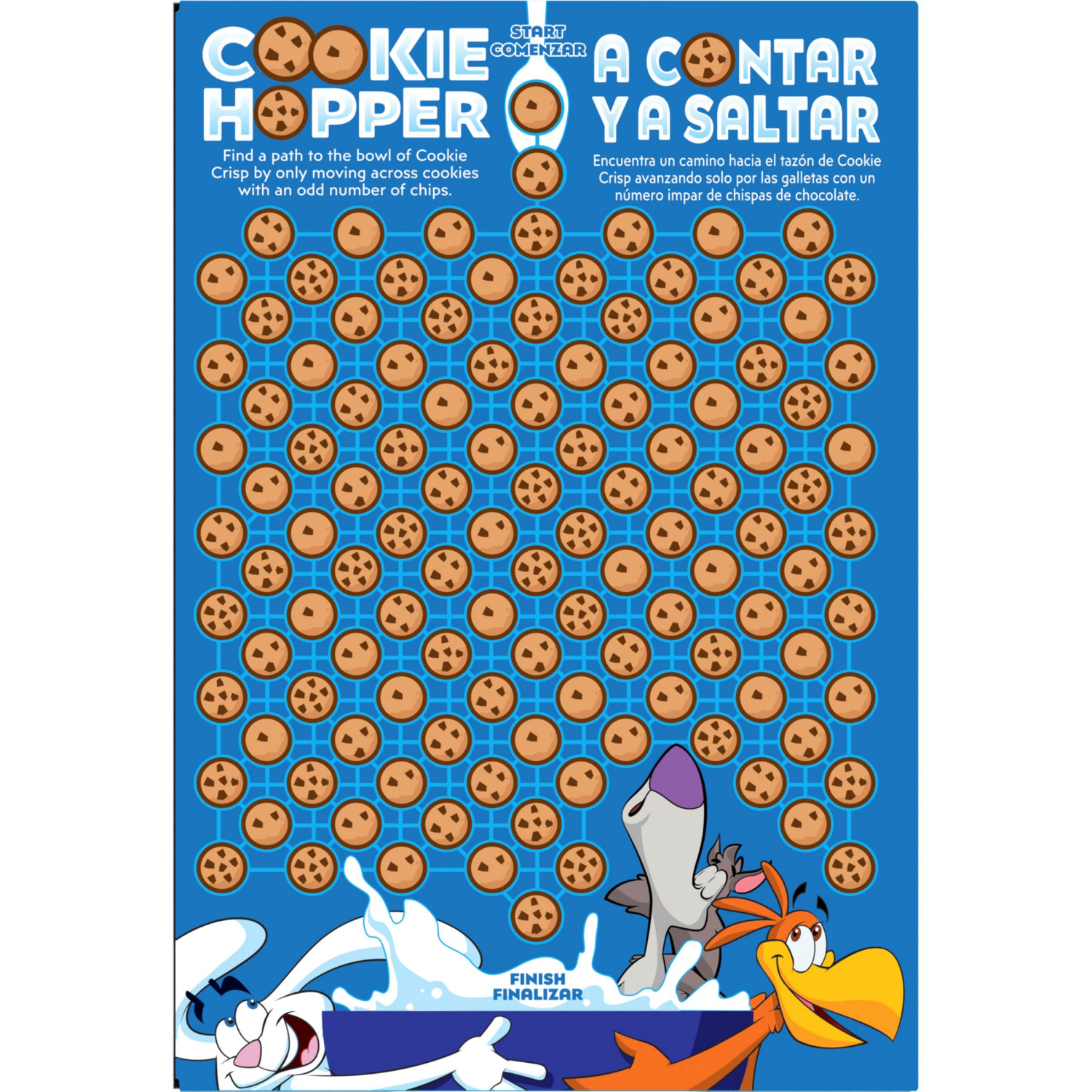 slide 2 of 8, Cookie Crisp Breakfast Cereal, Chocolate Chip Cookie Taste, Made With Whole Grain, 10.6 oz, 10.6 oz