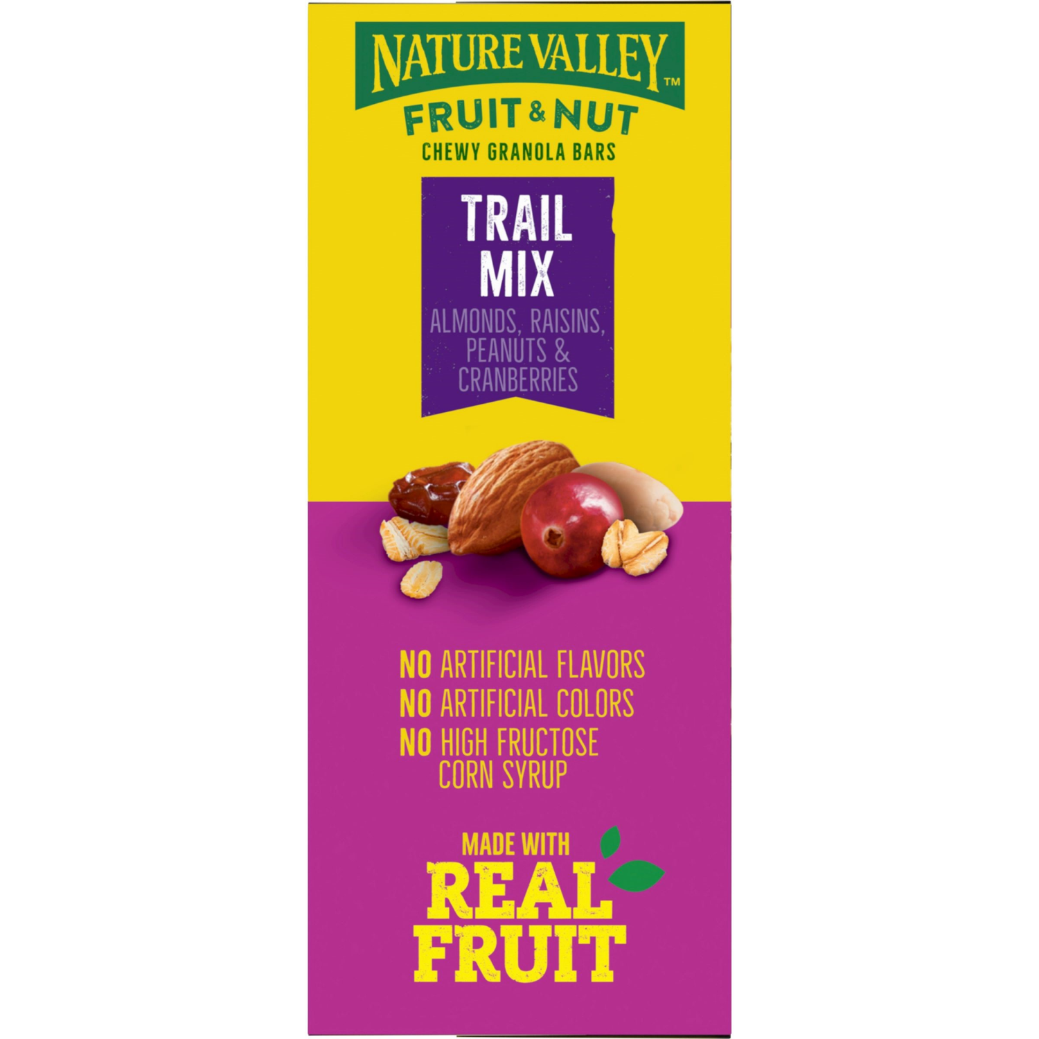 slide 3 of 6, Nature Valley Chewy Fruit and Nut Granola Bars, Trail Mix Snack Bars, 12 ct, 14.4 OZ, 12 ct; 14.4 oz