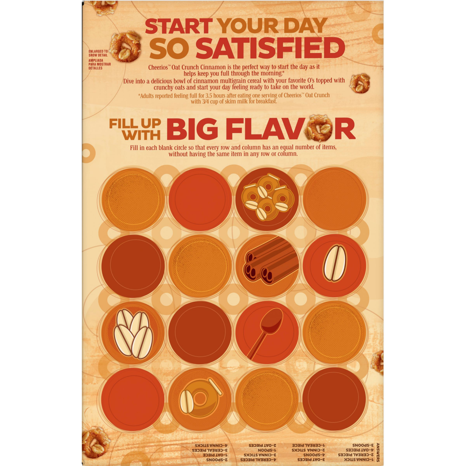 slide 2 of 8, Cheerios Oat Crunch Cinnamon Breakfast Cereal, Made with Whole Grain, Large Size, 18.2 oz, 18.2 oz