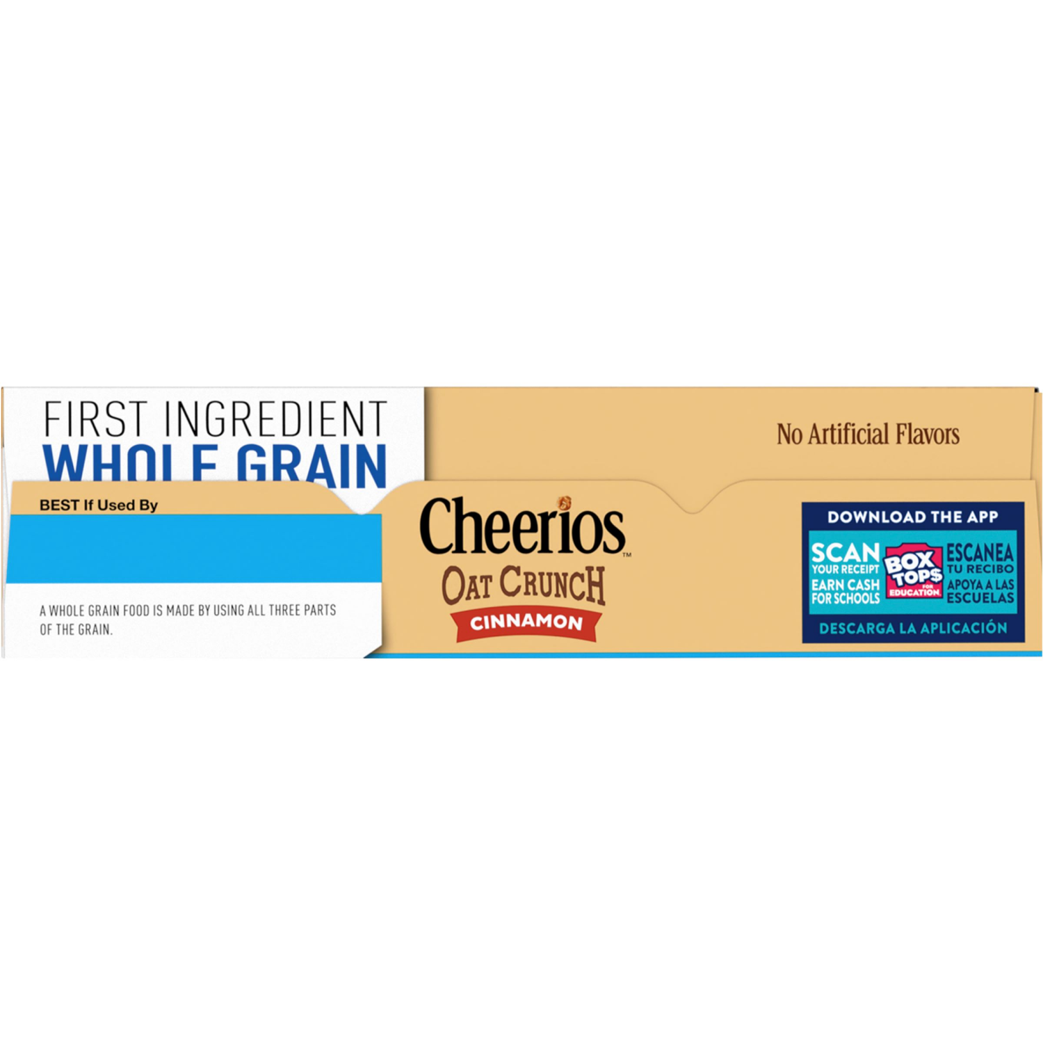 slide 8 of 8, Cheerios Oat Crunch Cinnamon Breakfast Cereal, Made with Whole Grain, Large Size, 18.2 oz, 18.2 oz