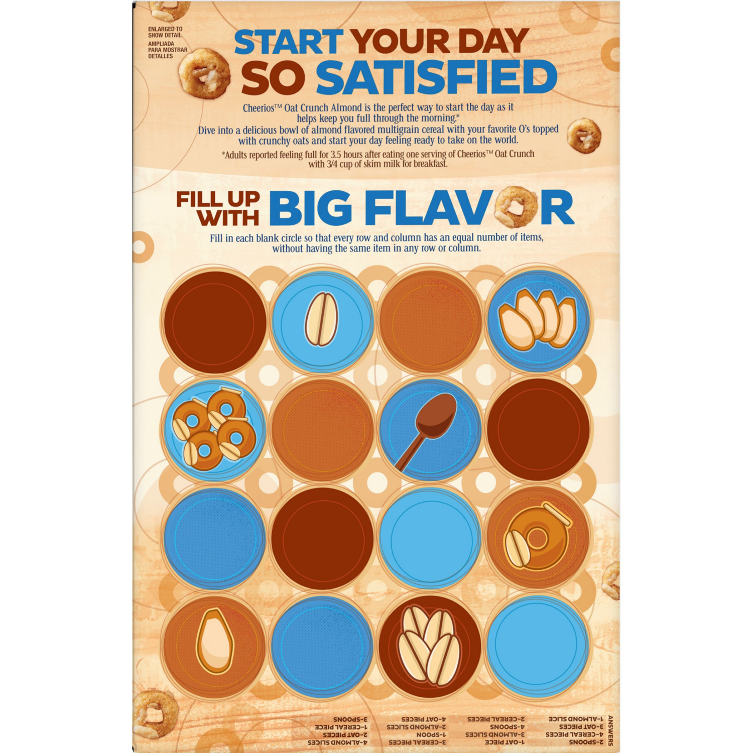 slide 2 of 8, Cheerios Oat Crunch Almond Breakfast Cereal, Made with Whole Grain, Large Size, 18.2 oz, 18.2 oz