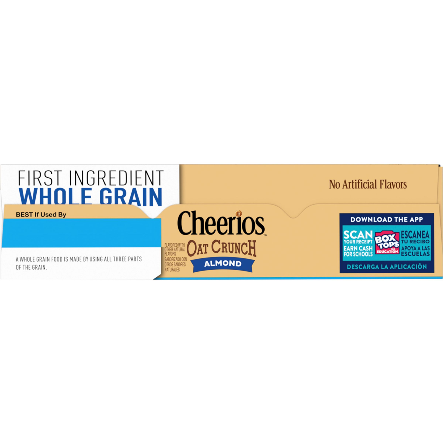 slide 8 of 8, Cheerios Oat Crunch Almond Breakfast Cereal, Made with Whole Grain, Large Size, 18.2 oz, 18.2 oz