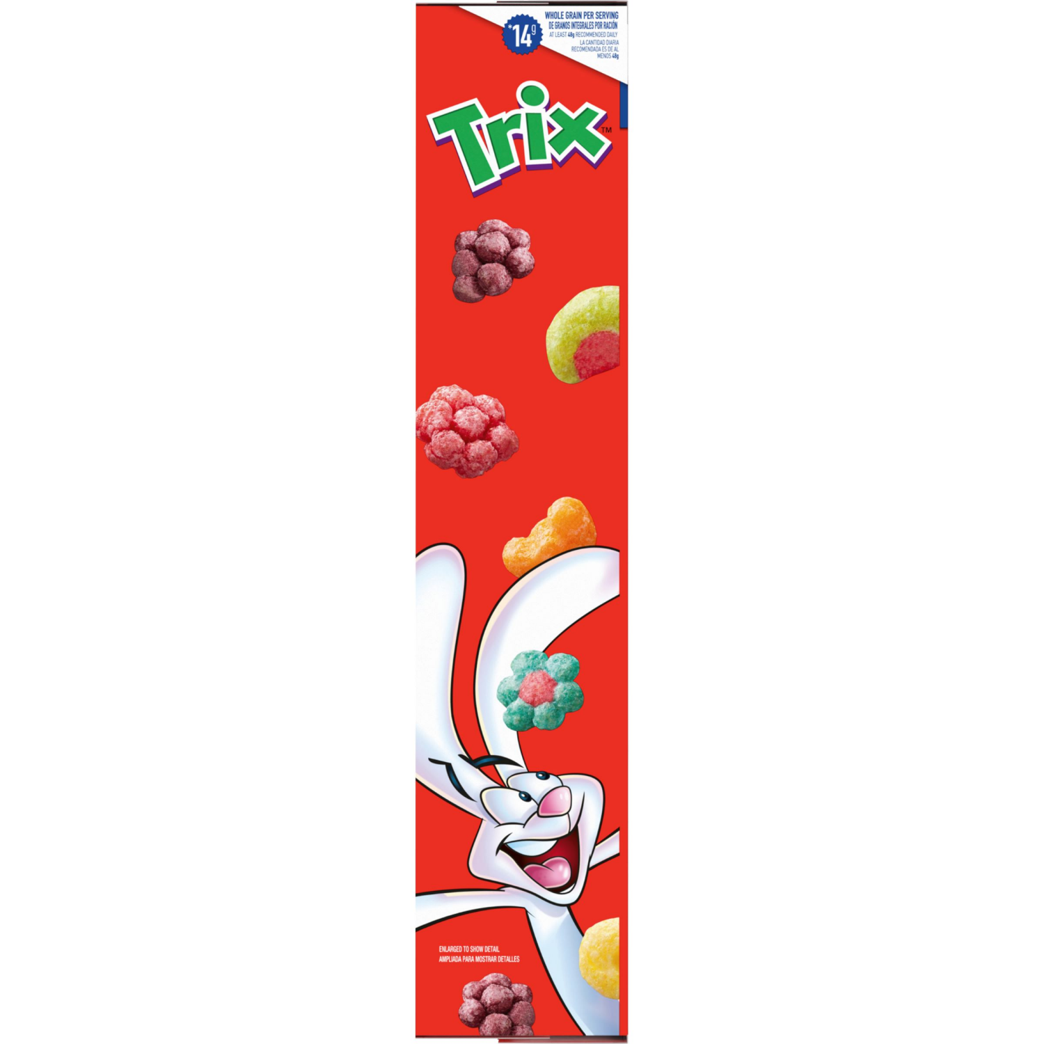 slide 4 of 8, Trix Fruity Breakfast Cereal, 6 Fruity Shapes, Whole Grain, Family Size, 16.1 OZ , 16.1 oz