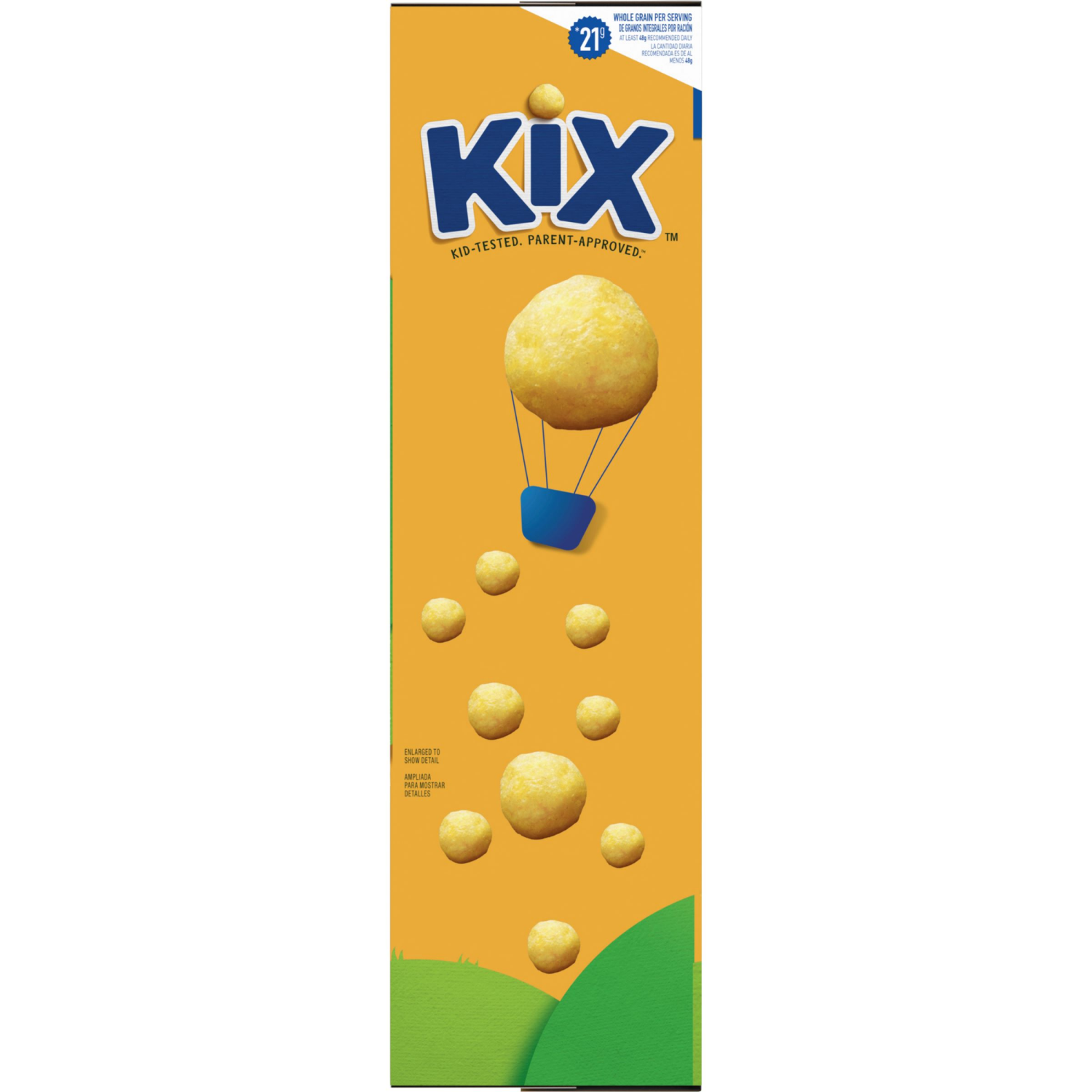 slide 3 of 7, Kix Whole Grain Breakfast Cereal, Crispy Corn Cereal Puffs, Family Size, 18 oz, 18 oz