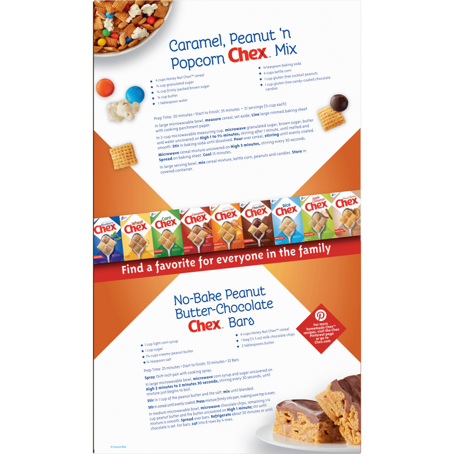 slide 2 of 7, Chex Honey Nut Chex Cereal, Gluten Free Breakfast Cereal, Made with Whole Grain, Family Size, 19.6 oz, 19.6 oz