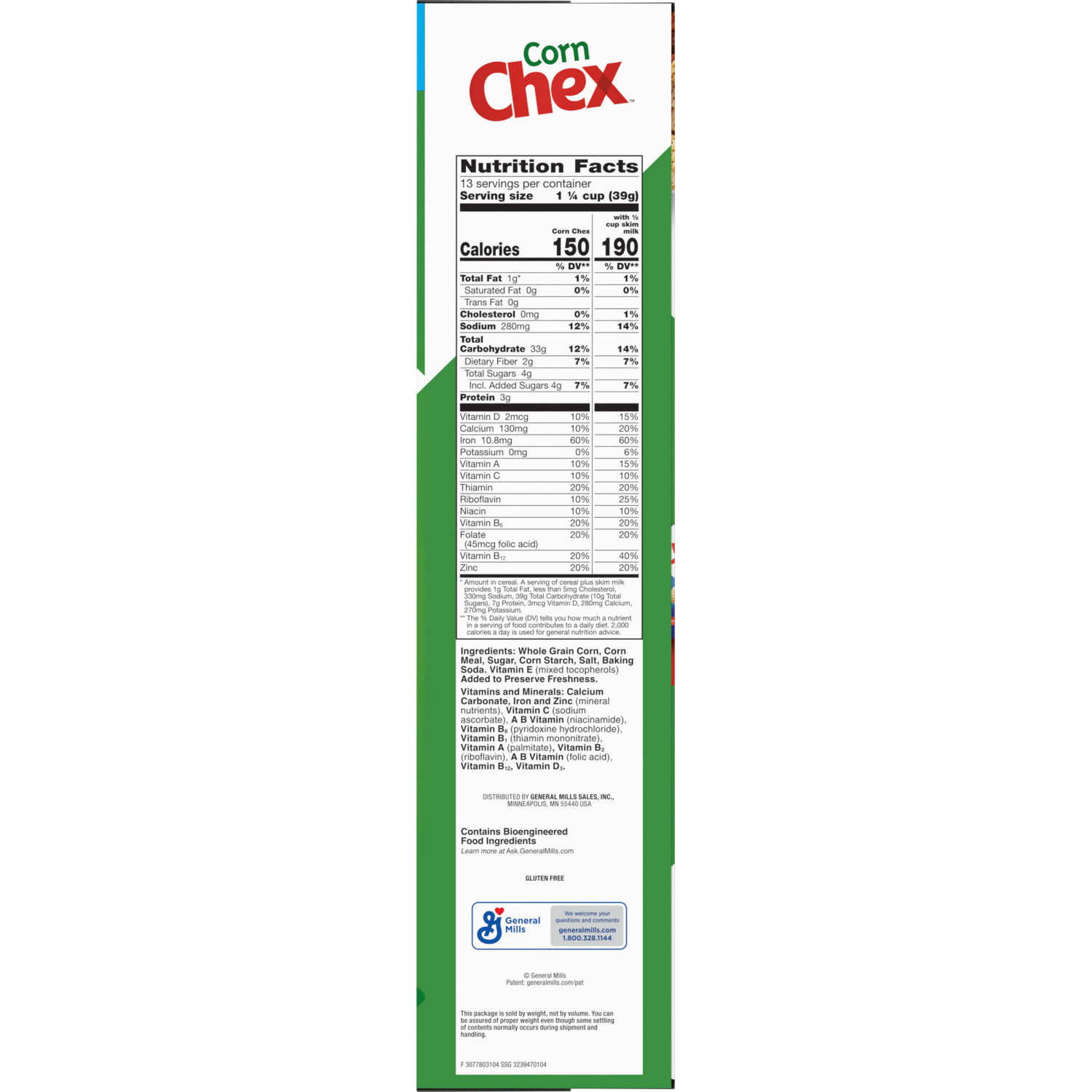 slide 3 of 7, Chex Gluten Free Breakfast Cereal, Homemade Chex Mix Ingredient, Family Size, 18 oz, 18 oz