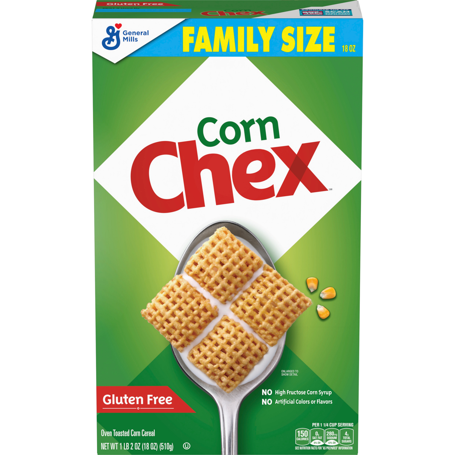 slide 7 of 7, Chex Gluten Free Breakfast Cereal, Homemade Chex Mix Ingredient, Family Size, 18 oz, 18 oz