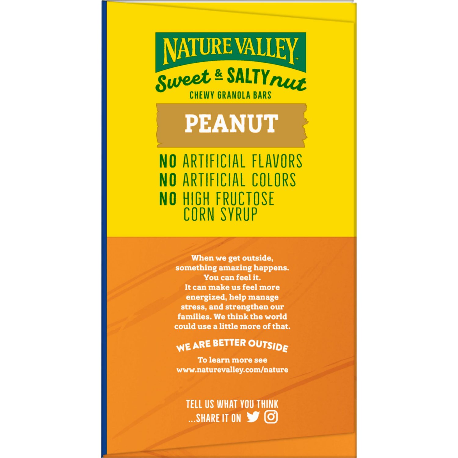 slide 4 of 7, Nature Valley Granola Bars, Sweet and Salty Nut, Peanut, 18 Bars, 21.6 OZ, 18 ct