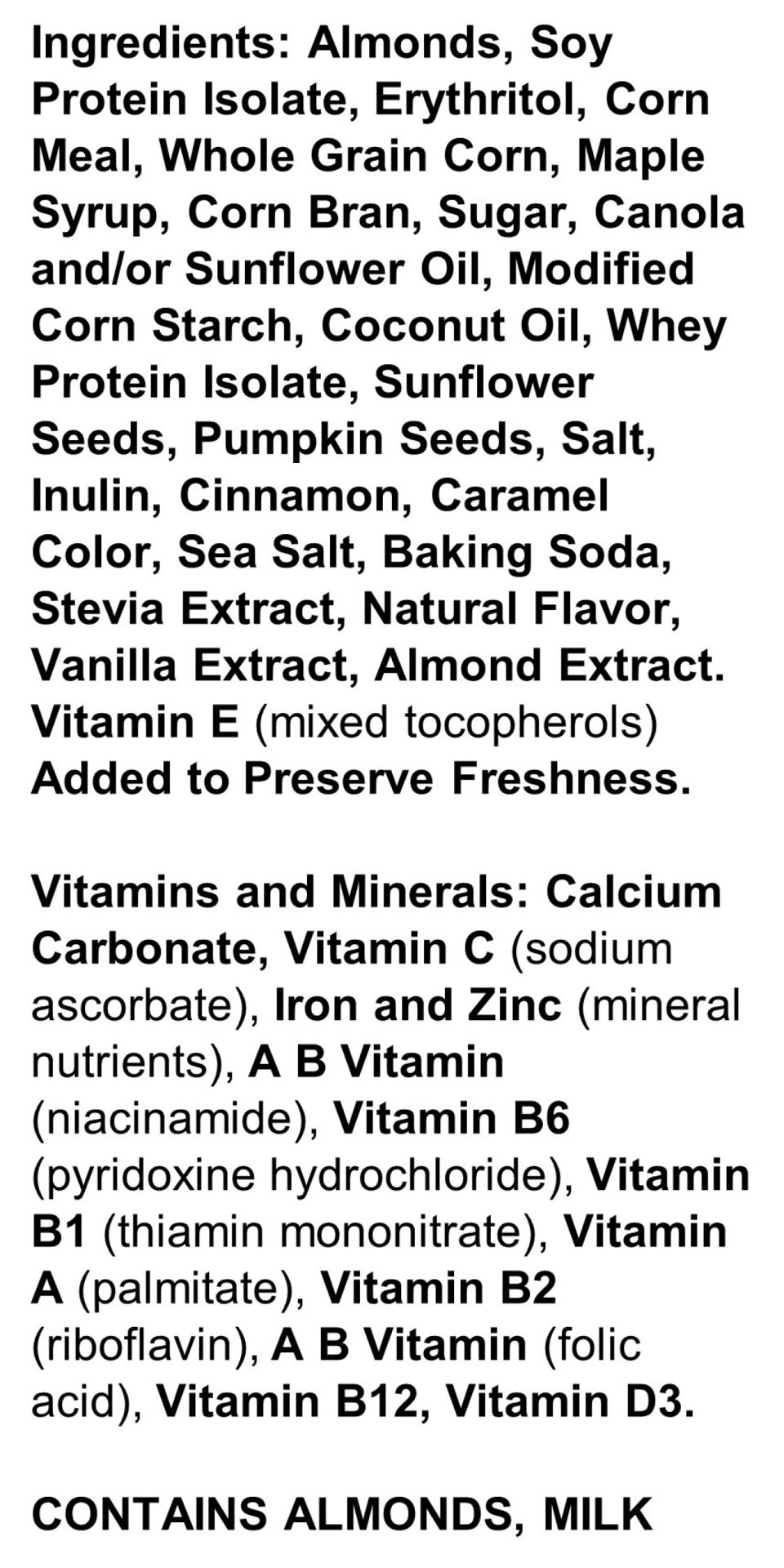 slide 2 of 9, :ratio Maple Almond Crunch Cereal, 10g Protein, Keto Friendly, 10.4 OZ, 10.4 oz