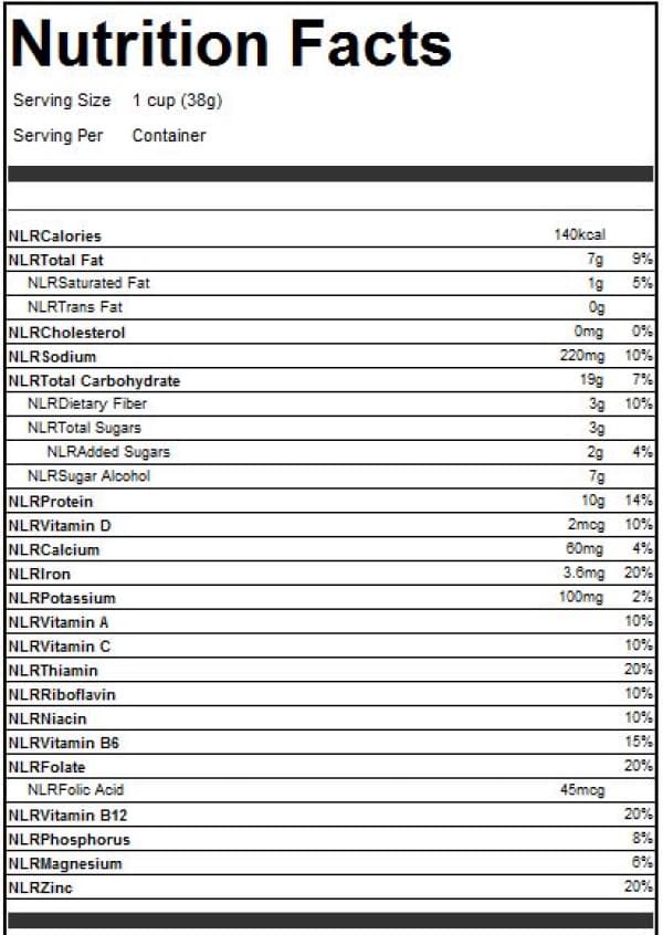 slide 6 of 9, :ratio Maple Almond Crunch Cereal, 10g Protein, Keto Friendly, 10.4 OZ, 10.4 oz