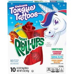 Fruit Roll-Ups Fruit Flavored Snacks, Stranger Things Edition, Variety Pack, 10 Ct, 5 oz