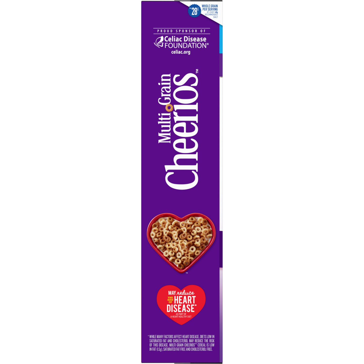 slide 4 of 8, Cheerios Multi Grain Cheerios, Heart Healthy Breakfast Cereal, Gluten Free, Giant Size, 20.6 oz, 20.6 oz