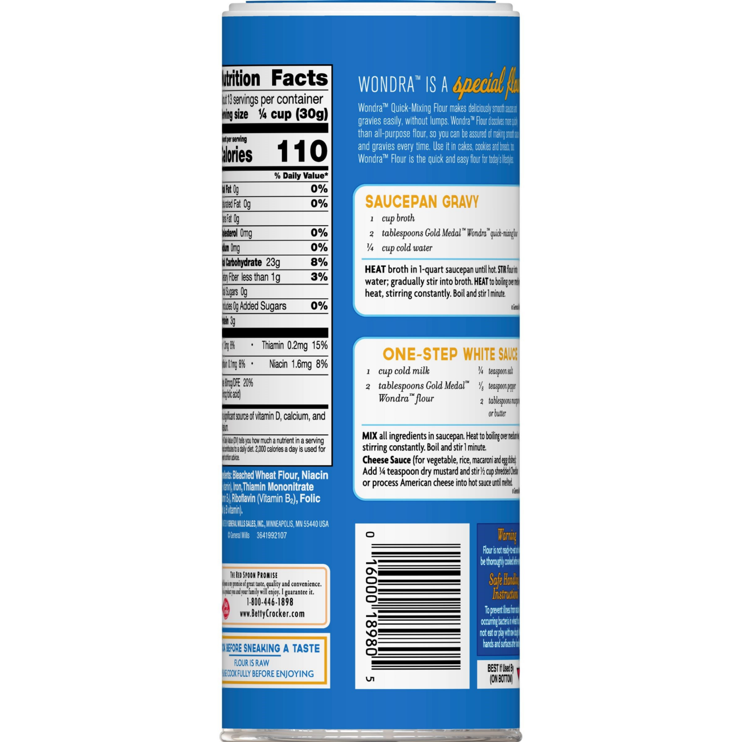 slide 2 of 2, Gold Medal Wondra Quick Mixing All Purpose Flour, 13.5 oz., 13.5 oz