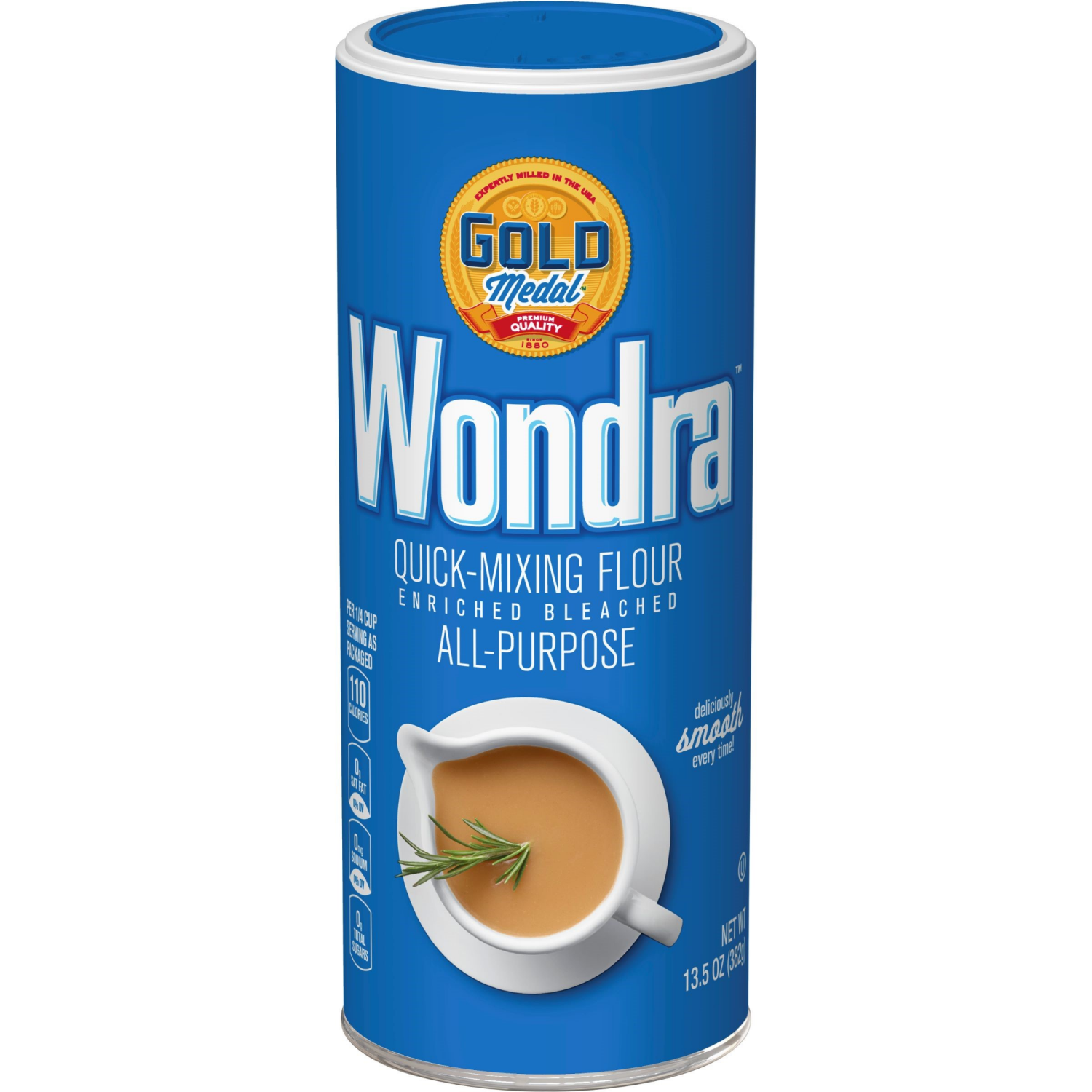 slide 1 of 2, Gold Medal Wondra Quick Mixing All Purpose Flour, 13.5 oz., 13.5 oz