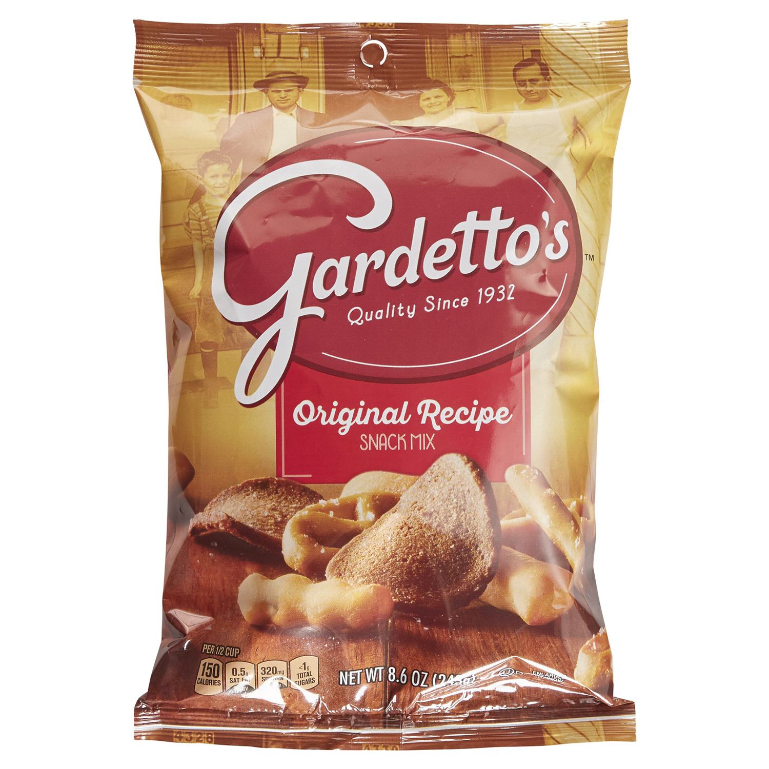 slide 1 of 2, Gardetto's Snack Mix, Original Recipe, Snack Bag, 8.6 oz, 8.6 oz