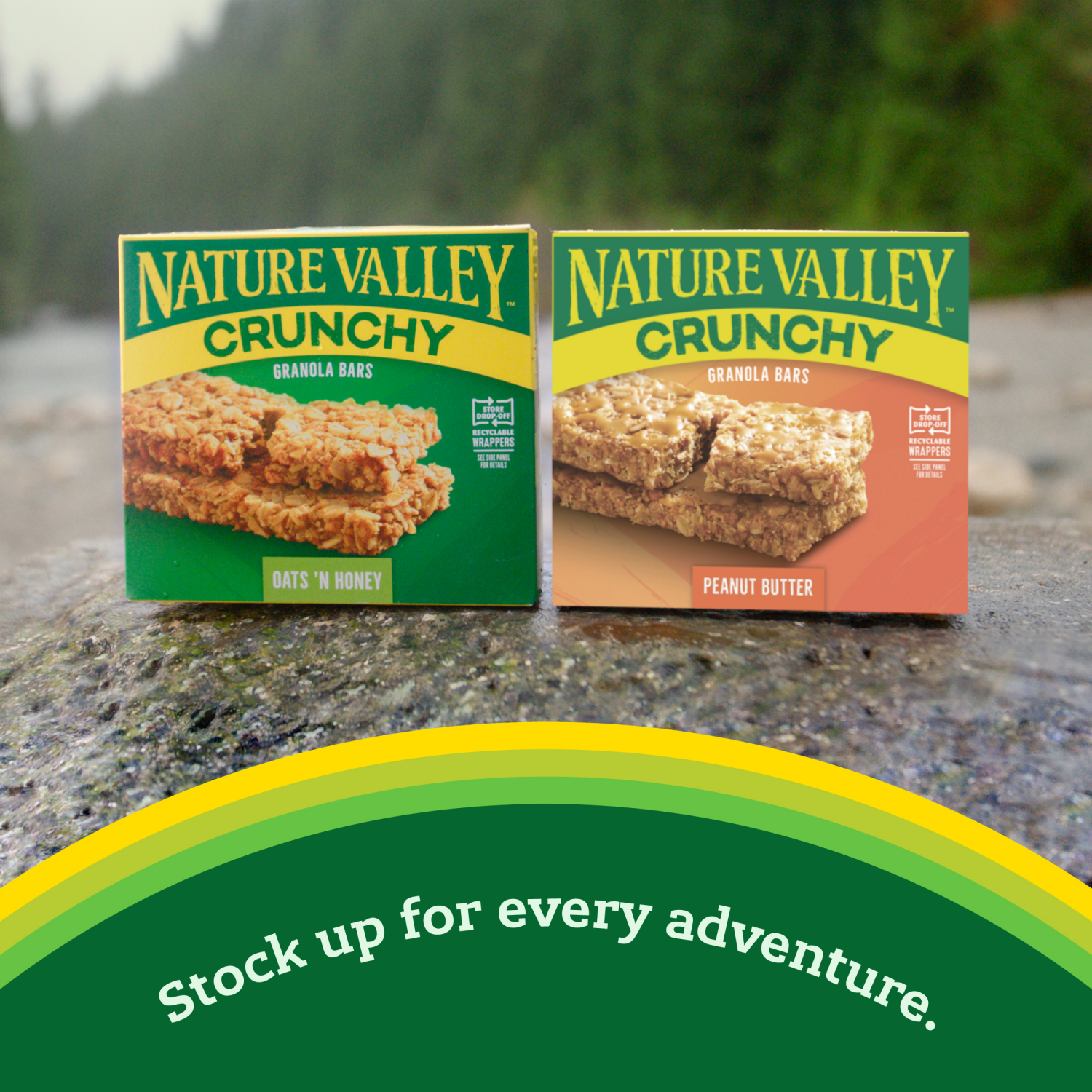 slide 8 of 8, Nature Valley Crunchy Granola Bars, Peanut Butter, 1.49 oz, 18 ct, 36 bars, 18 ct