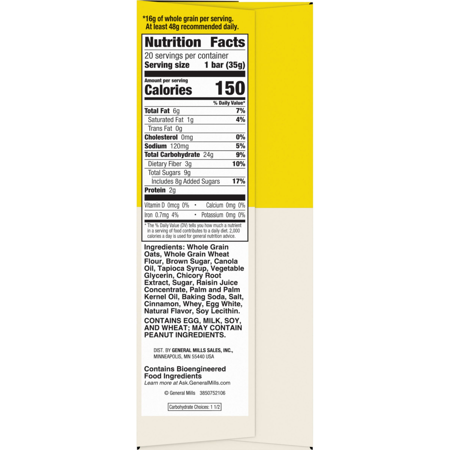 slide 4 of 6, Nature Valley Soft-Baked Oatmeal Squares, Cinnamon Brown Sugar, 20 Count, 24.8 OZ, 24.8 oz