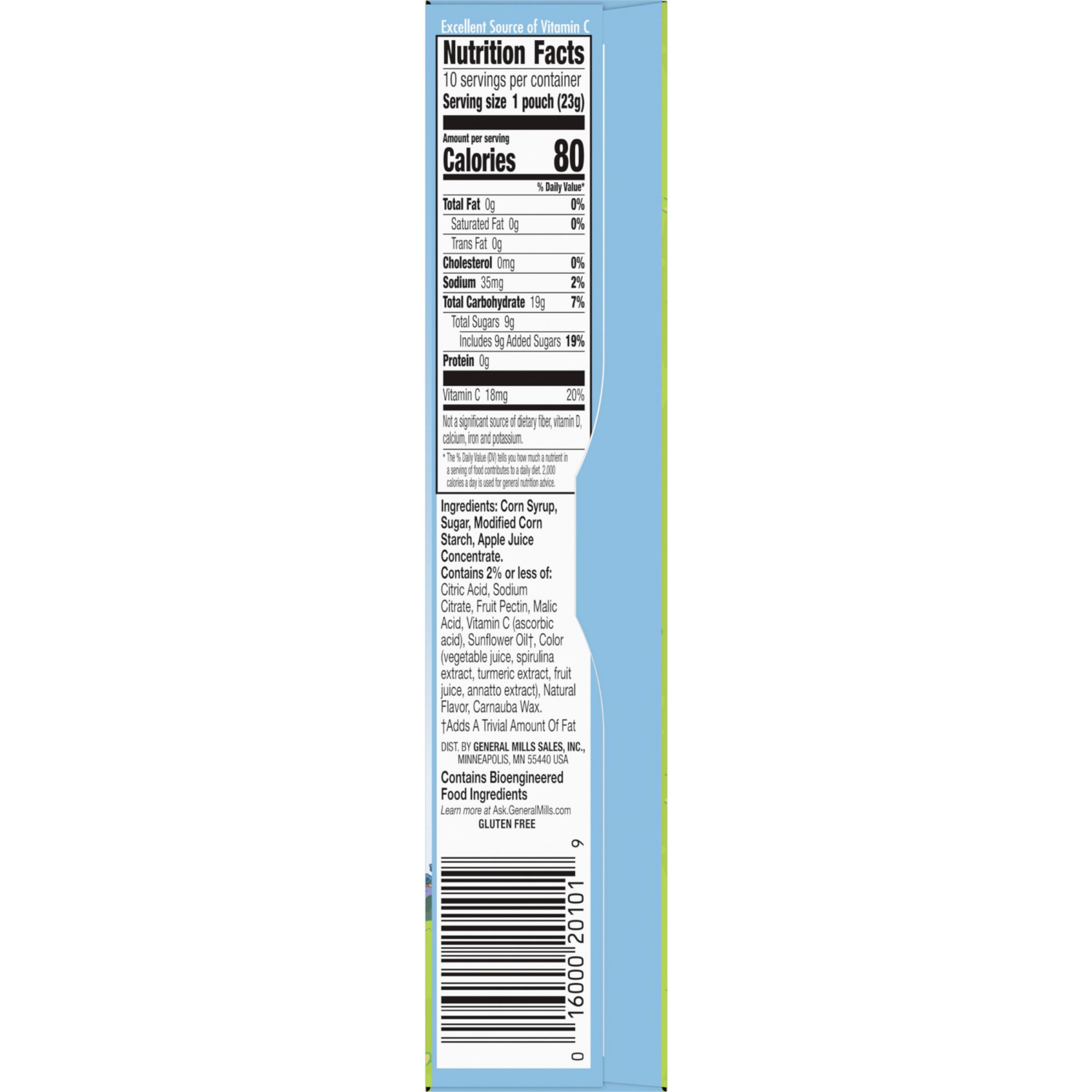 slide 4 of 4, Betty Crocker Bluey Fruit Flavored Snacks, Treat Pouches, Gluten Free Snack, 10 Ct, 8 oz, 10 ct