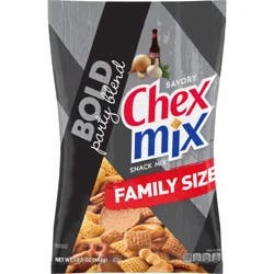 Chex Mix Bold Garlic and Herb Snack Mix, Family Size, Snacks, 13.5 oz