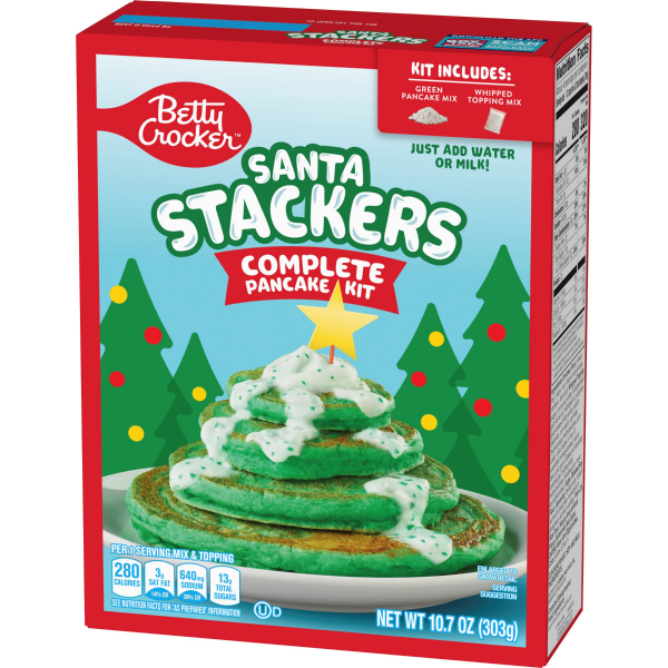 slide 11 of 17, Betty Crocker Santa Stackers Complete Pancake Kit, 10.7 oz