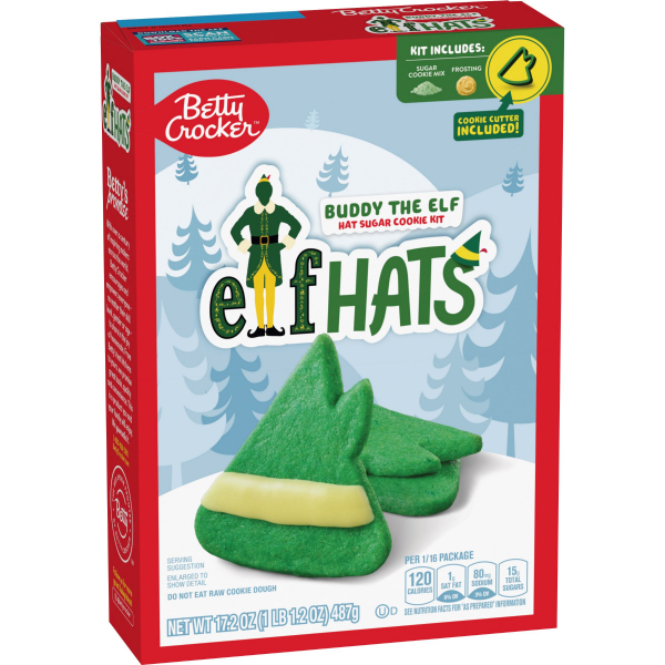 slide 3 of 11, Betty Crocker Buddy The Elf Hat Sugar Cookie Kit, 17.2 oz