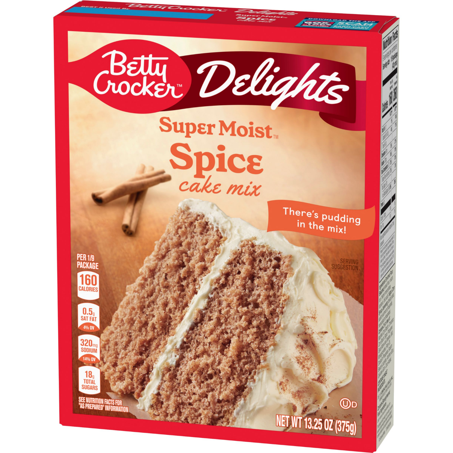 slide 7 of 8, Betty Crocker Delights Super Moist Spice Cake Mix, 13.25 oz, 13.25 oz