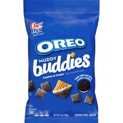 Chex Mix Muddy Buddies, Cookies and Cream Snack Mix, 9 oz