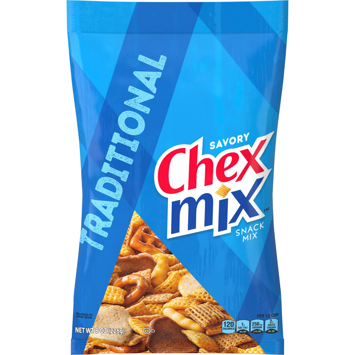 slide 1 of 2, Chex Mix Traditional Original Recipe Snack Mix, Snacks, 8 oz, 8 oz