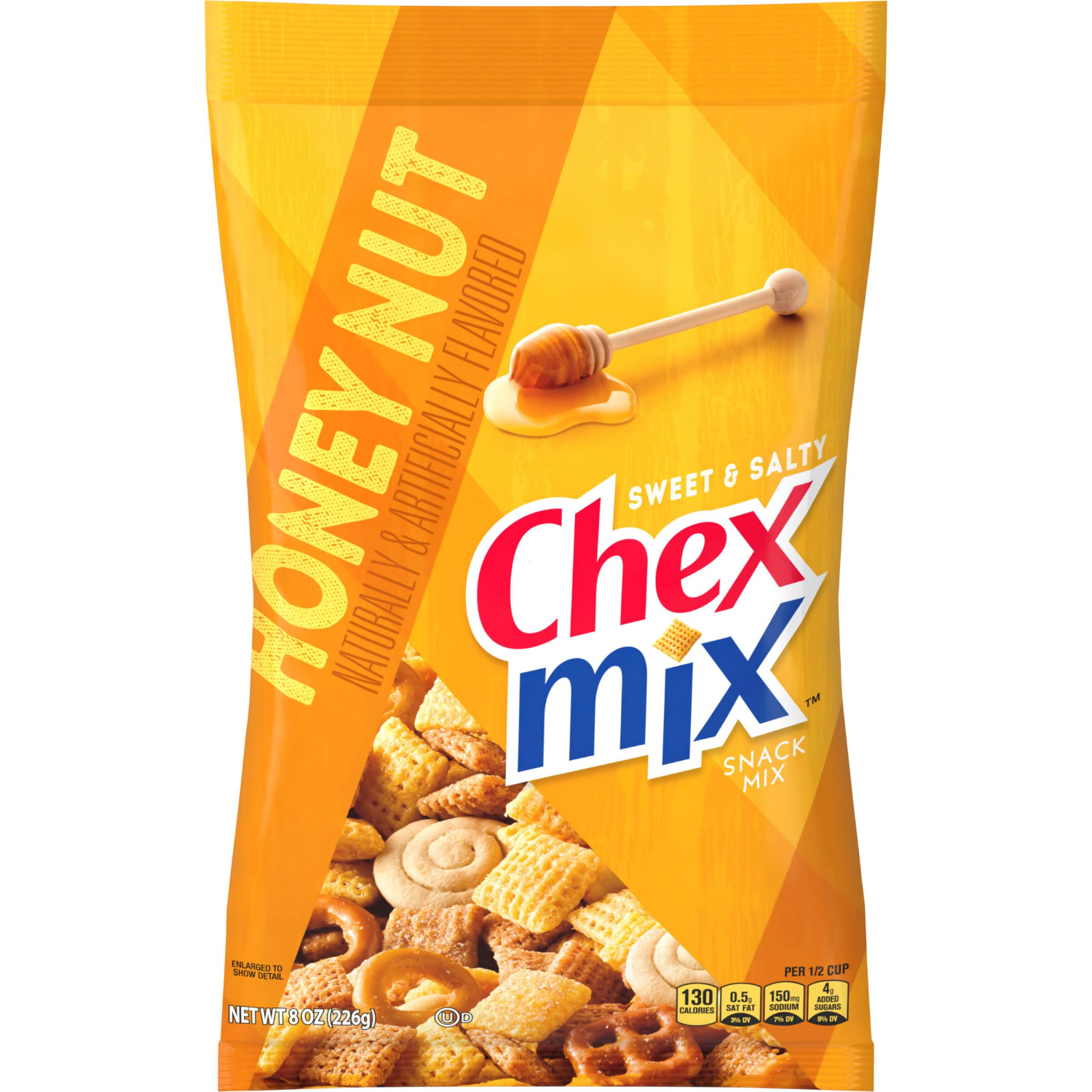 slide 1 of 2, Chex Mix Sweet and Salty Honey Nut Snack Mix, Snacks, 8 oz, 8 oz