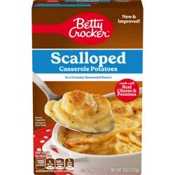 Betty Crocker Scalloped Casserole Potatoes, Made with Real Cheese, 4 oz Box
